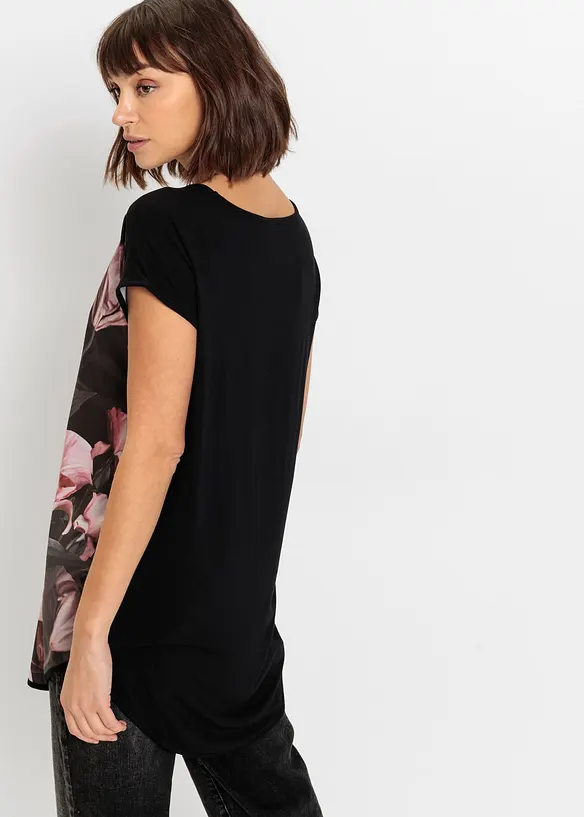 T-shirt imprim&eacute; en mati&egrave;re douce, bonprix