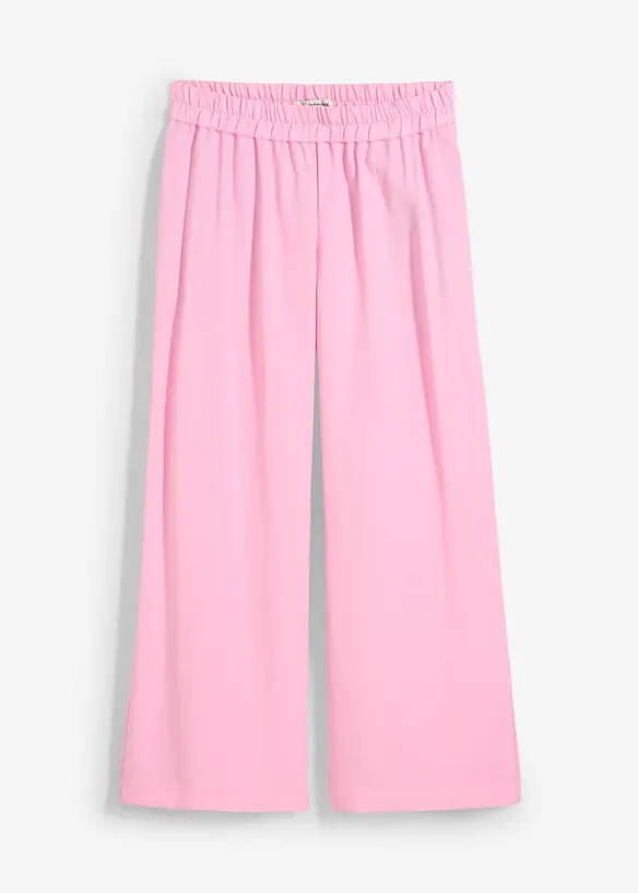 Jupe-culotte douce en viscose m&eacute;lang&eacute;e, bonprix