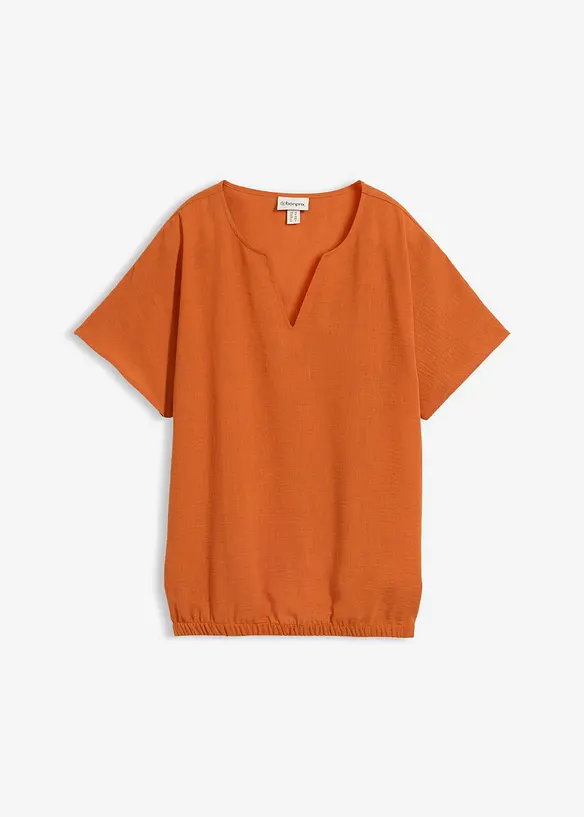 Blouse oversize &agrave; base &eacute;lastiqu&eacute;e, bonprix