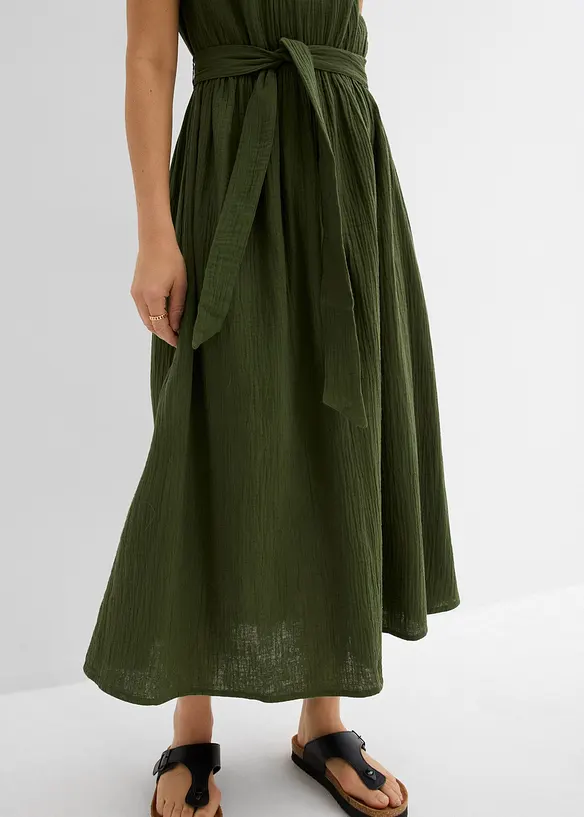 Robe midi 100% coton, bonprix