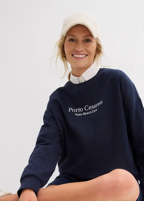 Sweat oversize avec broderie, bonprix