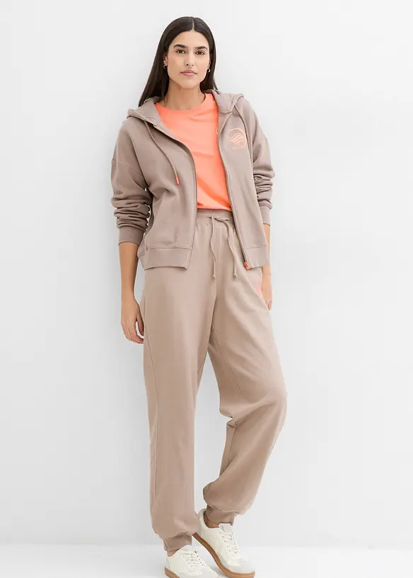 Pantalon sweat 100% coton, bonprix