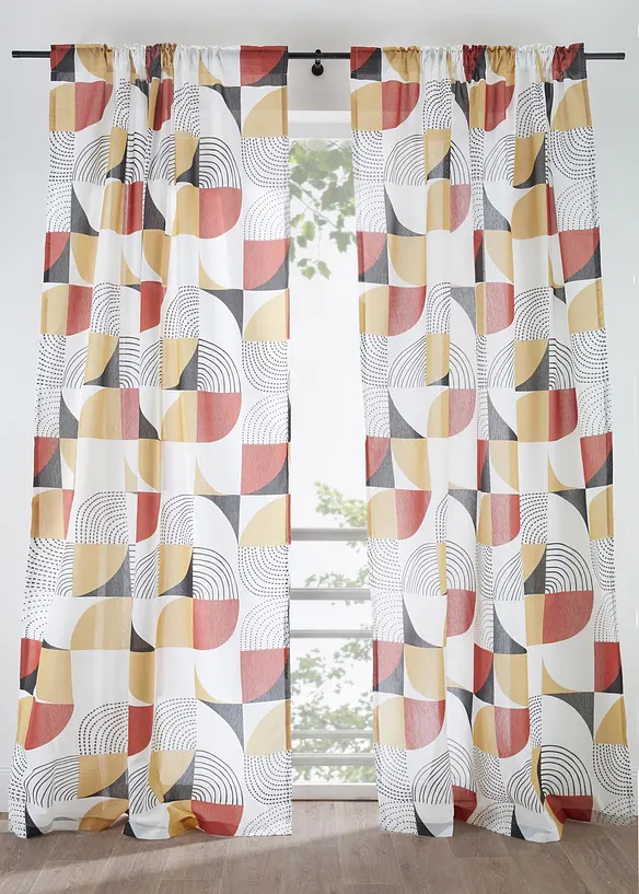 Voilage en polyester recycl&eacute; (1 pce), bonprix