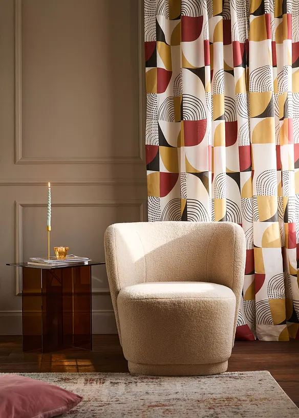 Voilage en polyester recycl&eacute; (1 pce), bonprix