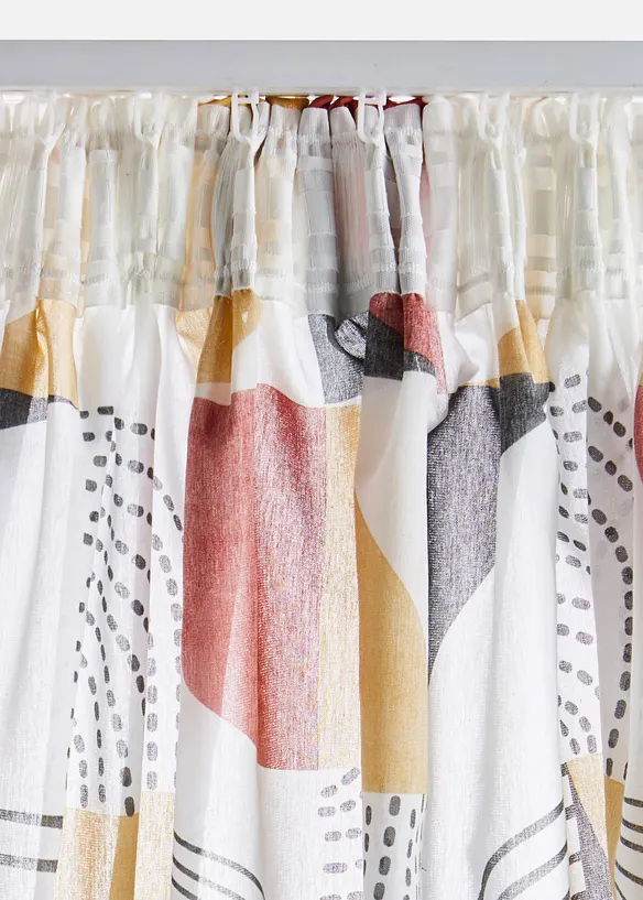 Voilage en polyester recycl&eacute; (1 pce), bonprix