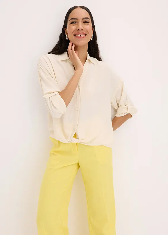 Chemisier en cr&ecirc;pe l&eacute;ger, bonprix