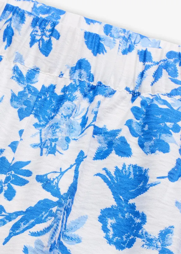 Jupe-culotte fluide en viscose m&eacute;lang&eacute;e, bonprix