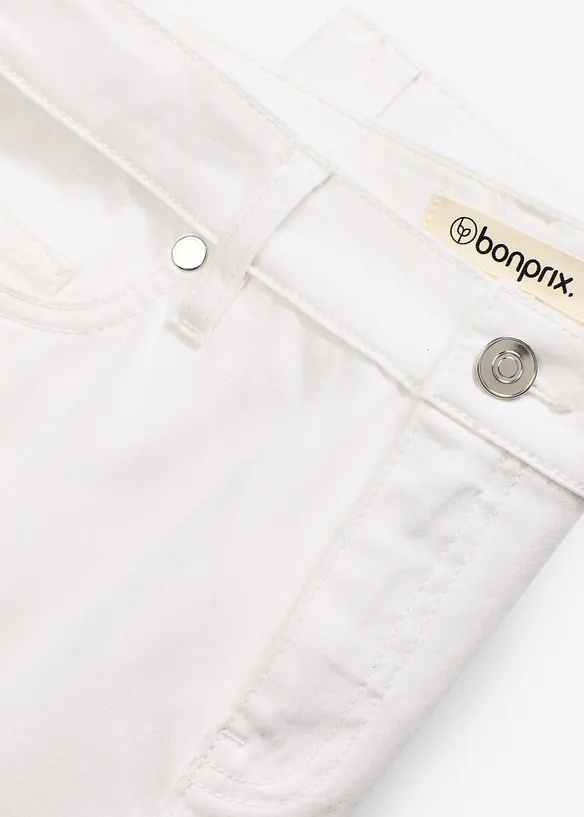 Pantalon corsaire &agrave; taille &eacute;lastiqu&eacute;e, bonprix