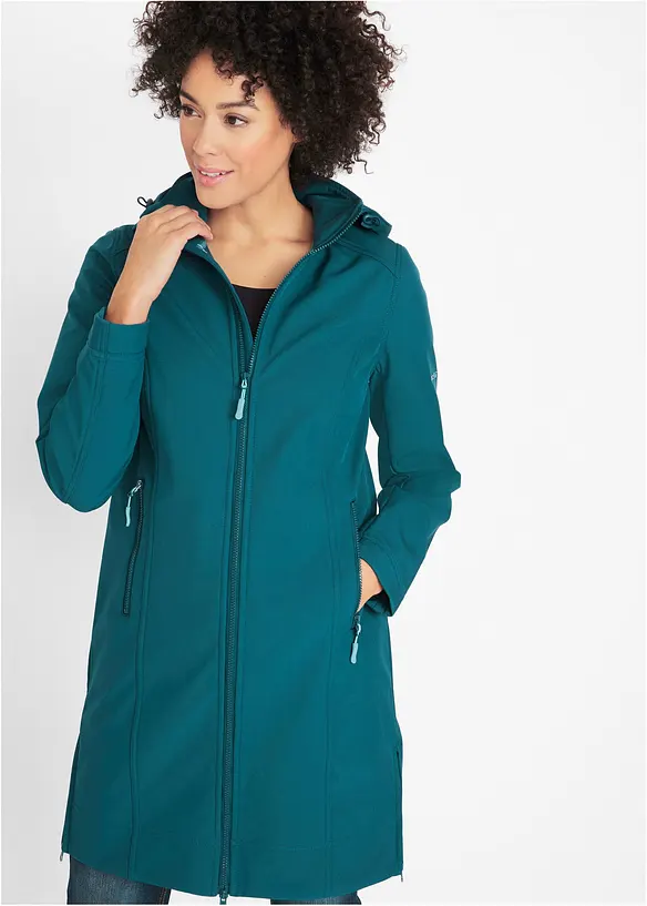 Manteau softshell d&eacute;perlant, bonprix