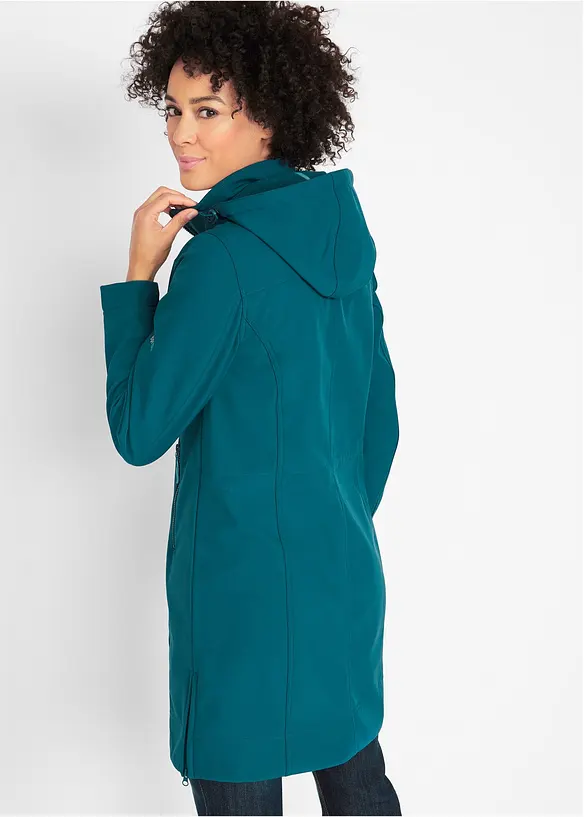 Manteau softshell d&eacute;perlant, bonprix