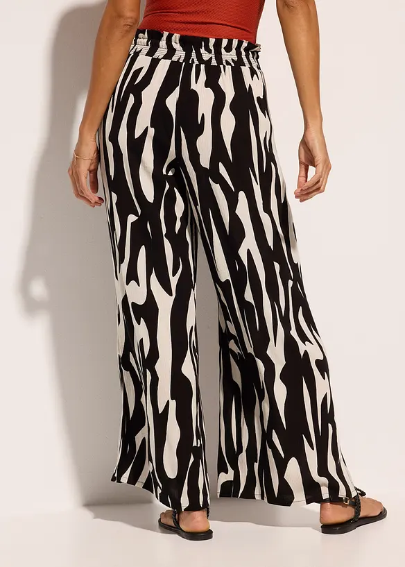 Pantalon de plage en viscose fluide, bonprix