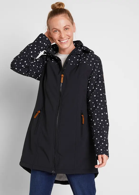 Parka en softshell technique avec doublure polaire douillette, bonprix