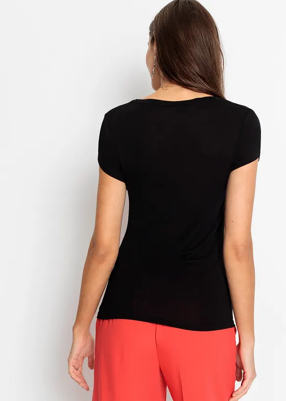 T-shirt en viscose douce, bonprix