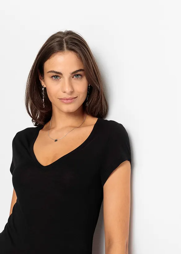 T-shirt en viscose douce, bonprix