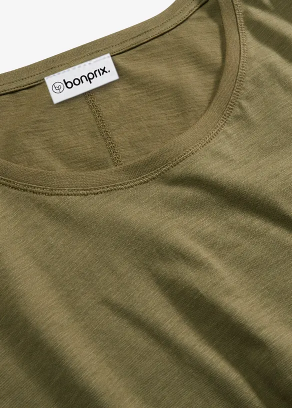 T-shirt manches longues 100% coton, bonprix