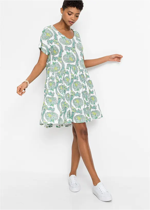 Robe fluide en jersey viscose, bonprix