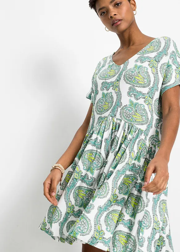 Robe fluide en jersey viscose, bonprix