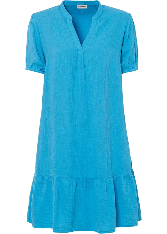 Robe courte en gaze de coton, bonprix