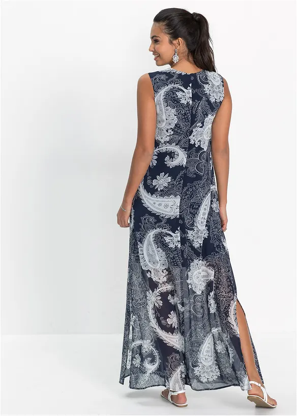 Robe longue en mousseline, bonprix