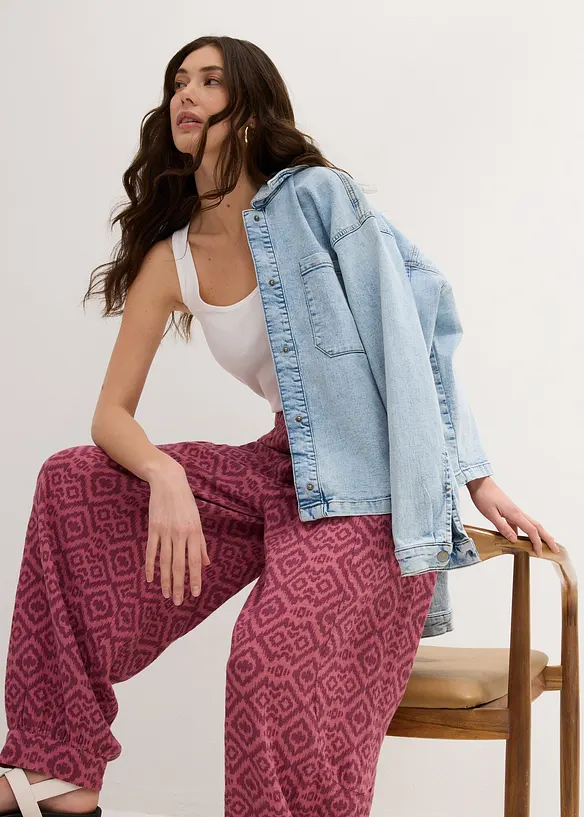 Pantalon sarouel 100% coton, bonprix