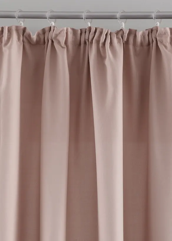 Lot de 2 rideaux en microfibre, bonprix