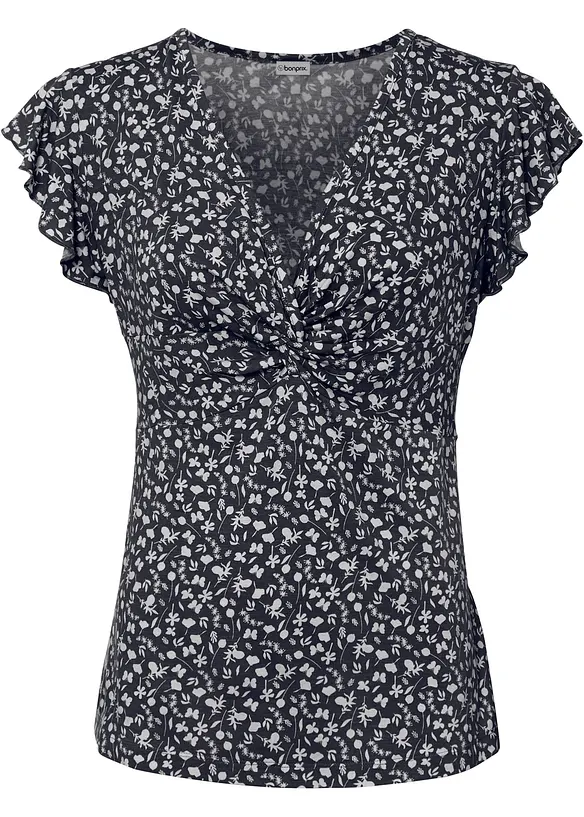 Blouse en jersey viscose extensible, bonprix