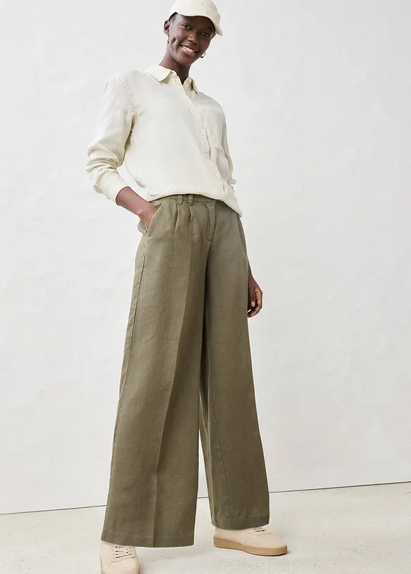 Pantalon en lin, bonprix