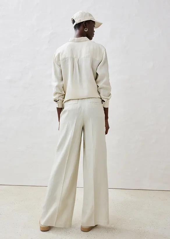 Pantalon en lin, bonprix