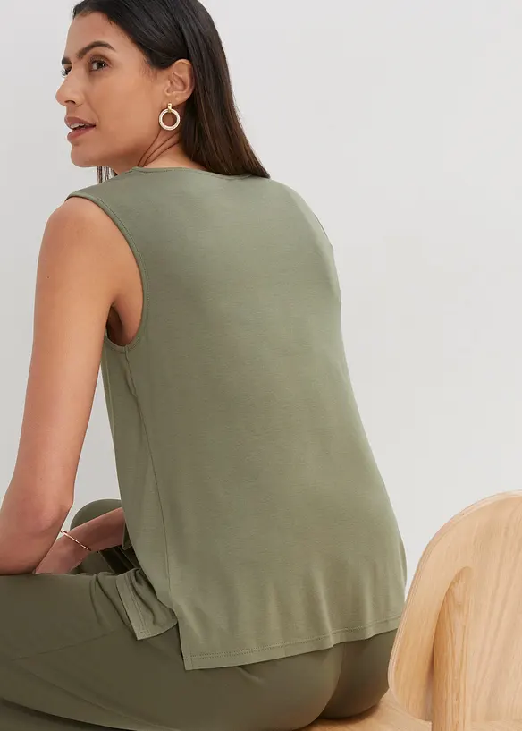 Top &agrave; col lavalli&egrave;re, bonprix