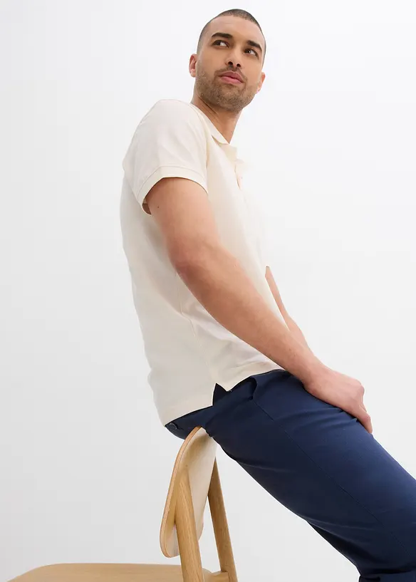 Polo en maille piqu&eacute;e 100% coton, bonprix