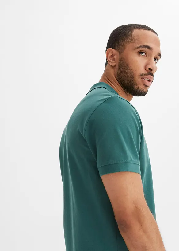 Polo en maille piqu&eacute;e 100% coton, bonprix