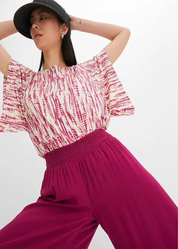 Jupe-culotte longueur mollet en viscose, bonprix