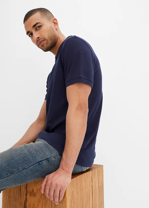 Polo en maille piqu&eacute;e 100% coton, bonprix