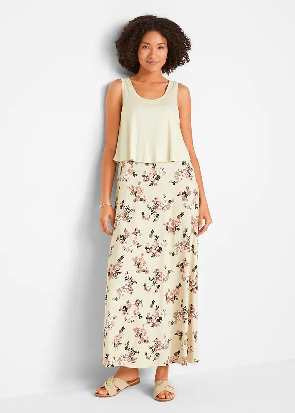 Robe longue en jersey viscose, bonprix