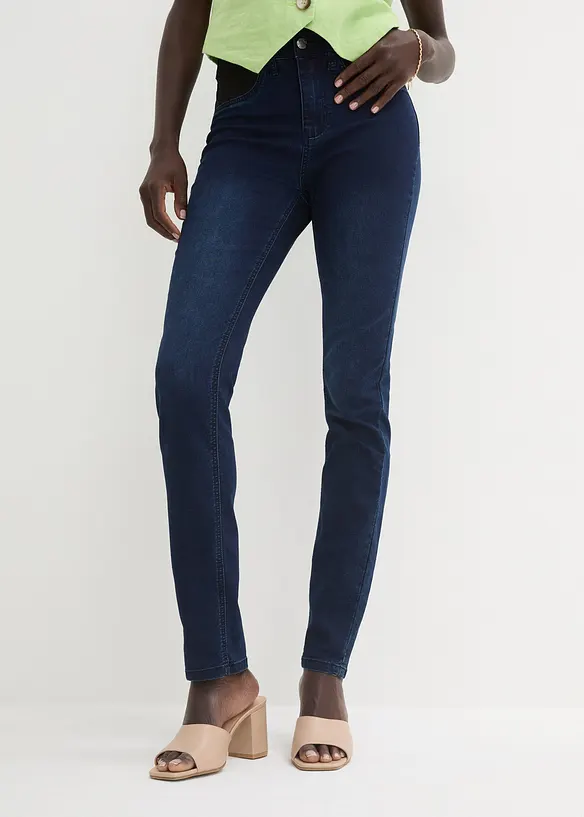 Jean skinny taille mi-haute, extensible, bonprix