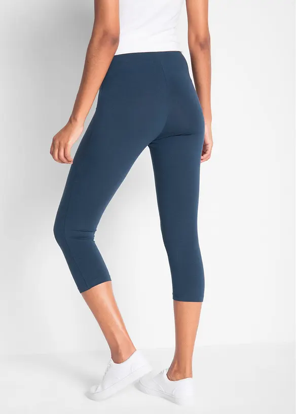 Lot de 2 leggings corsaire &eacute;troits, bonprix
