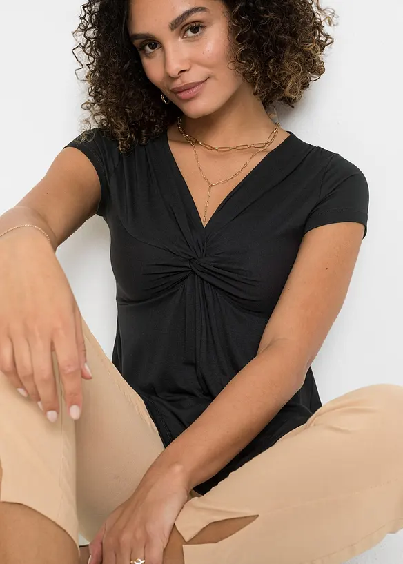 T-shirt en viscose extensible, bonprix