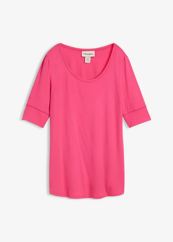 T-shirt doux en viscose extensible, bonprix