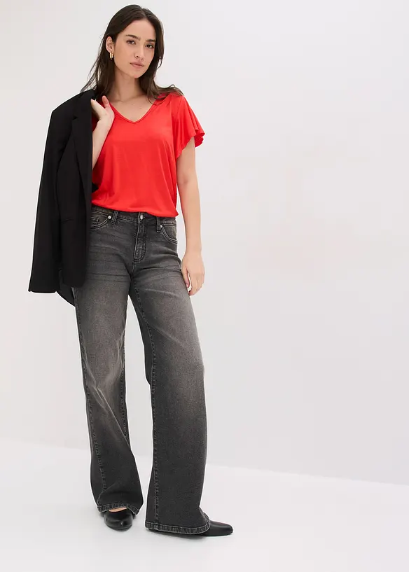 T-shirt en viscose douce, bonprix