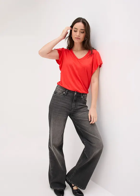 T-shirt en viscose douce, bonprix