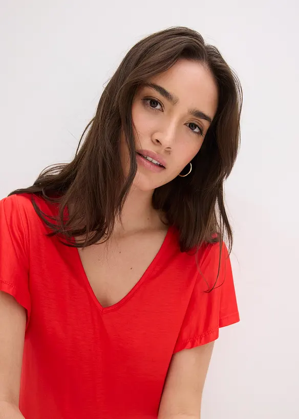 T-shirt en viscose douce, bonprix