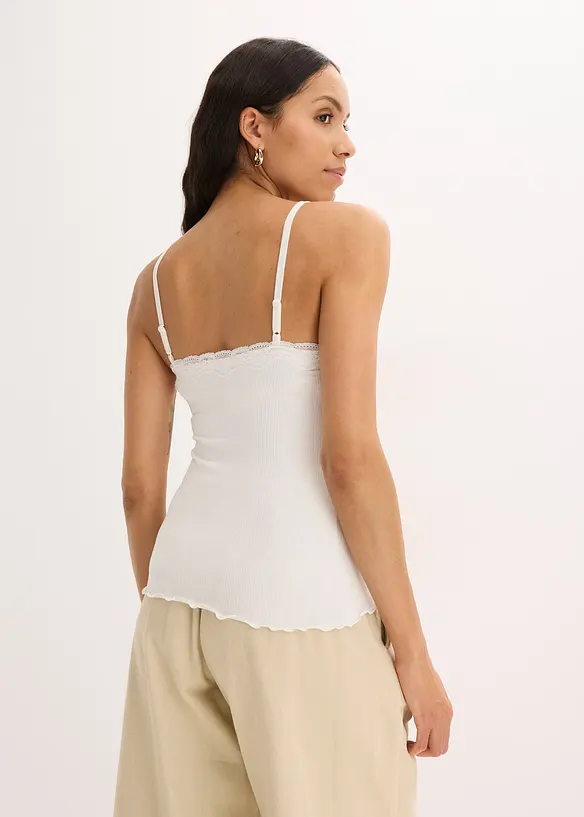 Lot de 2 tops c&ocirc;tel&eacute;s doux, bonprix