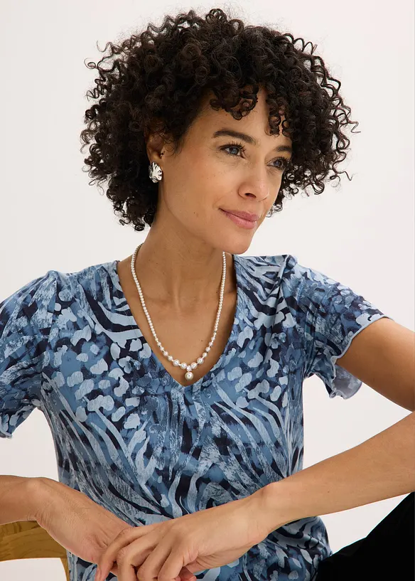 T-shirt &agrave; base &eacute;lastiqu&eacute;e, bonprix