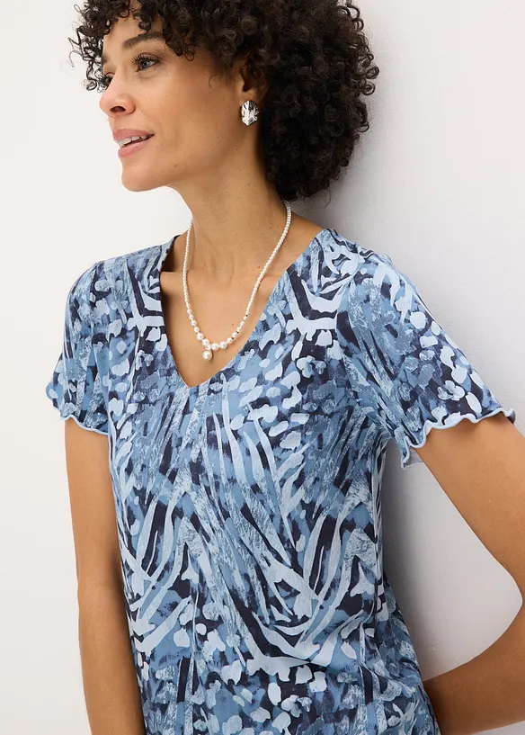 T-shirt &agrave; base &eacute;lastiqu&eacute;e, bonprix