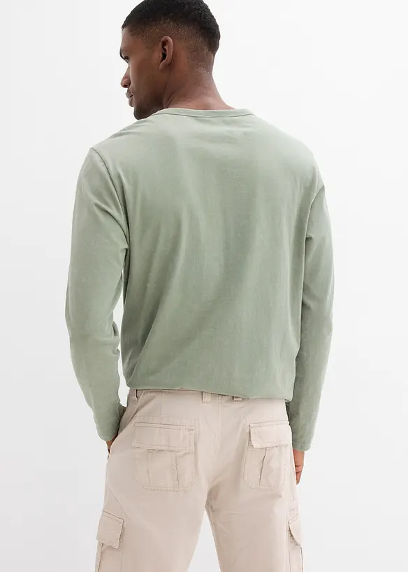 Bermuda long poches cargo regular 100% coton, bonprix