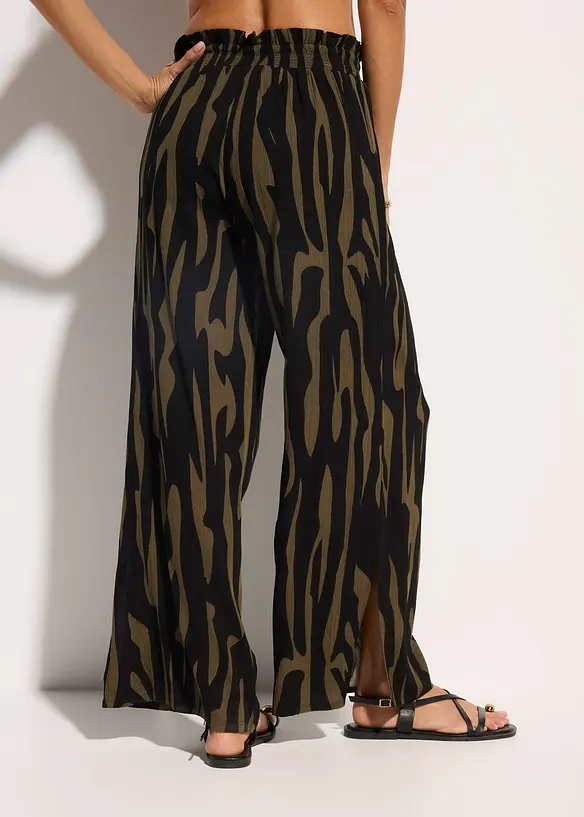 Pantalon de plage en viscose fluide, bonprix