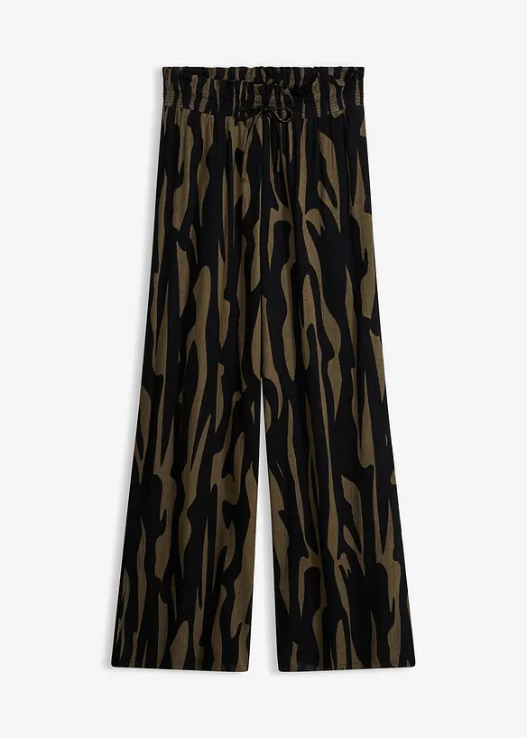 Pantalon de plage en viscose fluide, bonprix