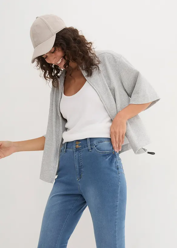 Jean slim taille haute, super extensible, bonprix