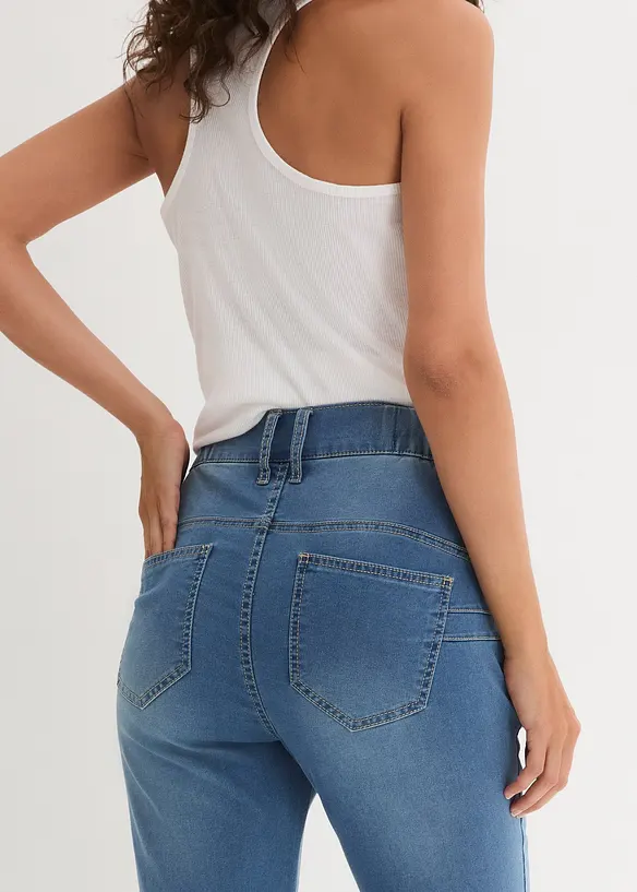 Jean slim taille haute, super extensible, bonprix