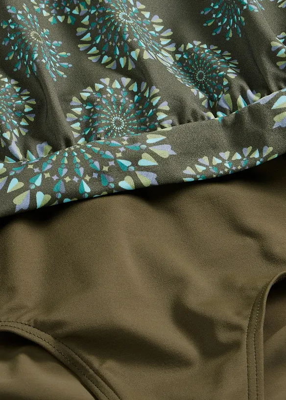 Tankini oversize &agrave; bretelles larges (ens. 2 pces), bonprix